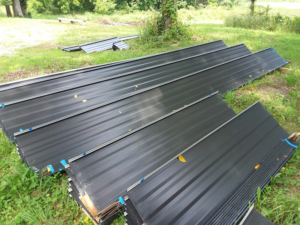 standing seam metal roofing panels